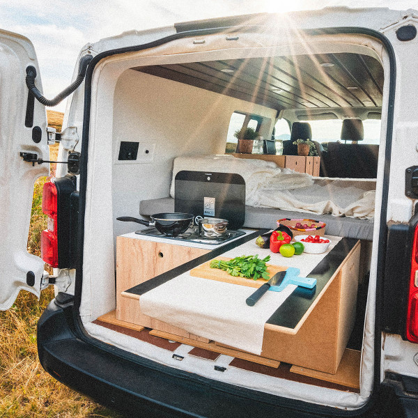 schlafen im Peugeot Expert 3  Combi / Traveller