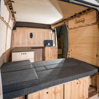 schlafen im Peugeot Boxer 1 Kastenwagen