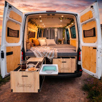 Modulare Campingbox & Camper Ausbau Module f&uuml;r Kastenwagen - werkzeuglos