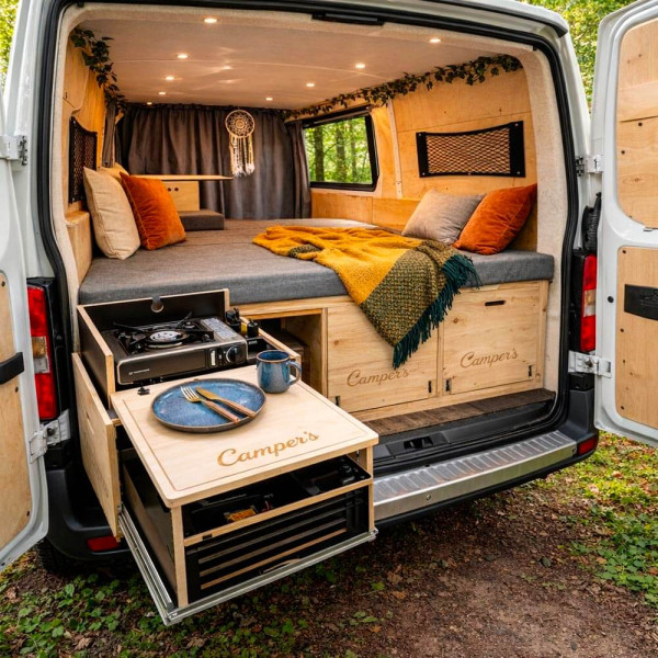 Herausnehmbares Camper Ausbau Modul f&uuml;r Kastenwagen - Beruf & Freizeit