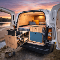 Modulare Campingbox & Camper Ausbau Module f&uuml;r Kleintransporter