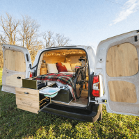 Herausnehmbares Camper Ausbau Modul - Kleintransporter ohne Bohren